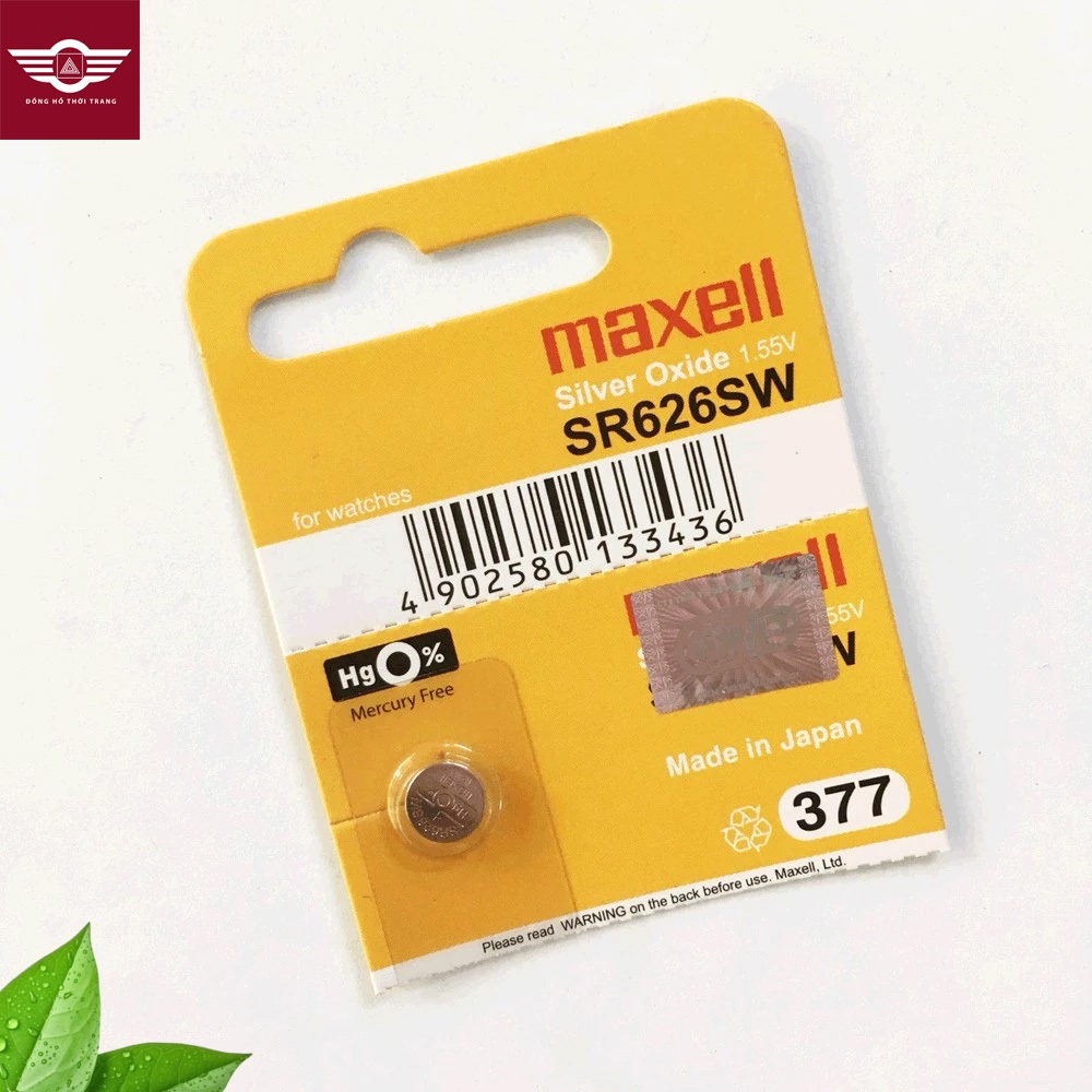 Pin Đồng Hồ Maxell SR626SW/377 Hàng Chính Hãng | Shopee Việt Nam