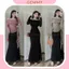 Set Chân váy đuôi cá, áo trễ vai chất thun nhũ mềm co giãn đính hoa, áo phông thun cotton borip form rộng dày dặn -GEMMY