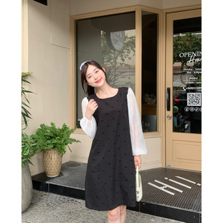 Sammi dress - đầm dáng ngắn hoạ tiết nơ nhí Ma Vie