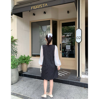 Sammi dress - đầm dáng ngắn hoạ tiết nơ nhí Ma Vie