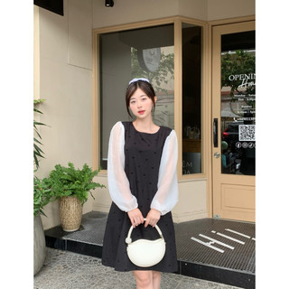 Sammi dress - đầm dáng ngắn hoạ tiết nơ nhí Ma Vie