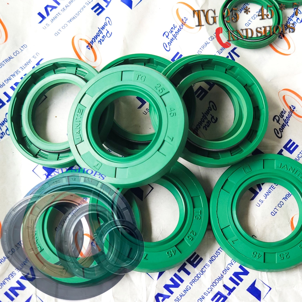 Phớt chặn dầu Janite TG 25*45*7 (8/10) | Nactec TC 25*45*8 | SOG TB 25 ...