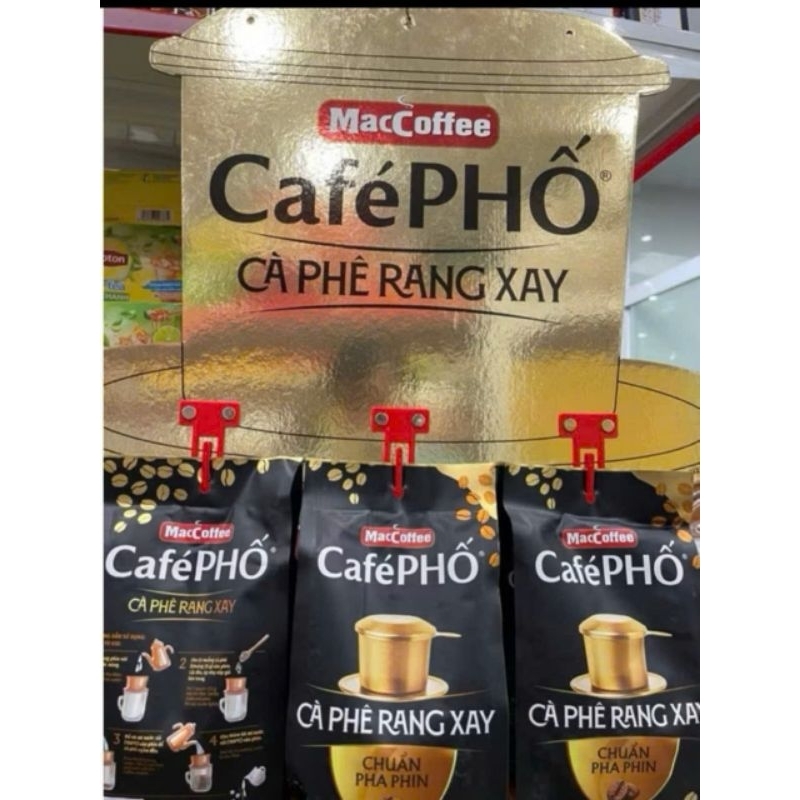 CÀ PHÊ RANG XAY CHUẨN PHA PHIN - MacCoffee Café PHỐ 450g