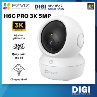 Camera Wifi EZVIZ H6C G1/C6N G1/H6C Pro/C6N Pro - 2MP/3MP/4MP/5MP/8MP - Xoay 360, Đàm Thoại 2 Chiều