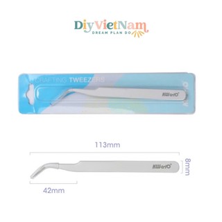 Nhíp KW-Trio – Nhíp Văn Phòng/Thủ Công – Gắp Giấy, Sticker, Linh Kiện