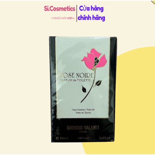 [Mã COSBAUH3 giảm 8% đơn 300K] Nước hoa nữ hoa hồng đen 100ml Rose Noire Giorgio Valenti EDT 100% chính hãng