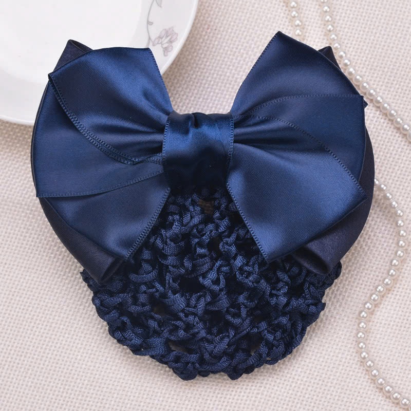 Product image Kẹp tóc túi lưới đầu hoa LAGU kẹp búi tóc cao cấp dành cho thư ký ý tá ngân hàng khách sạn tiếp viên phục vụ KBT008
