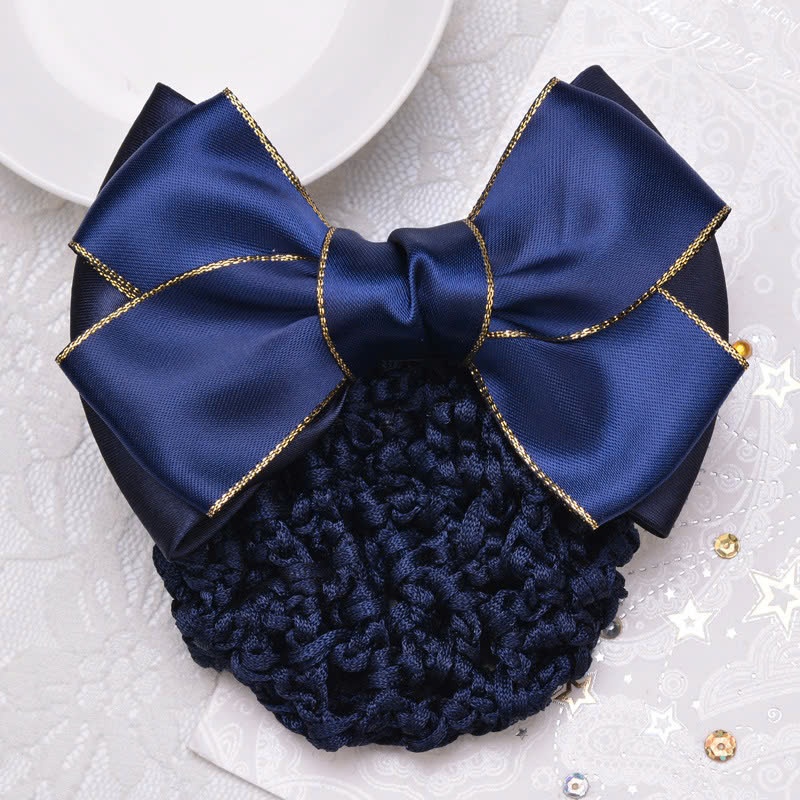 Product image Kẹp tóc túi lưới đầu hoa LAGU kẹp búi tóc cao cấp dành cho thư ký ý tá ngân hàng khách sạn tiếp viên phục vụ KBT016