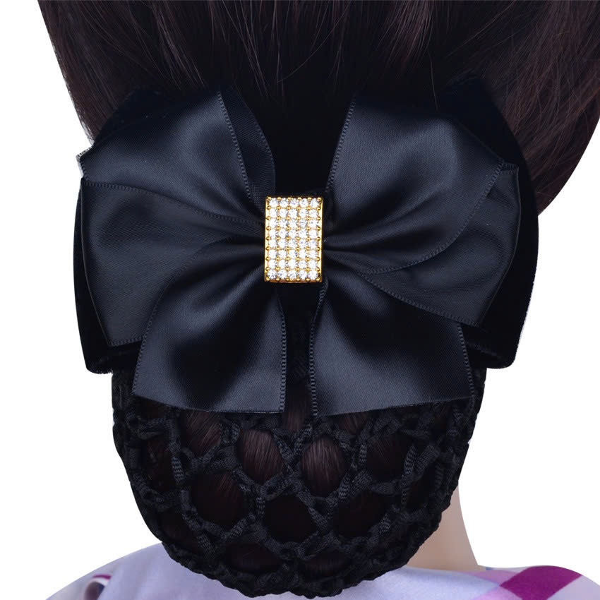 Product image Kẹp tóc túi lưới đầu hoa LAGU kẹp búi tóc cao cấp dành cho thư ký ý tá ngân hàng khách sạn tiếp viên phục vụ KBT027