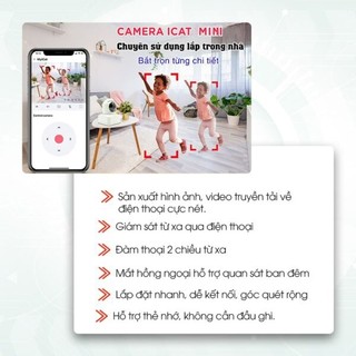 Camera Wifi ICat Mini - Chính hãng bảo hành 1 năm