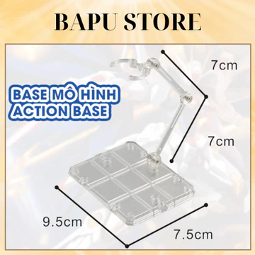 Đế Mô Hình Action Base lắp ráp cho mô hình gundam, shf, mô hình khớp Bapu Store