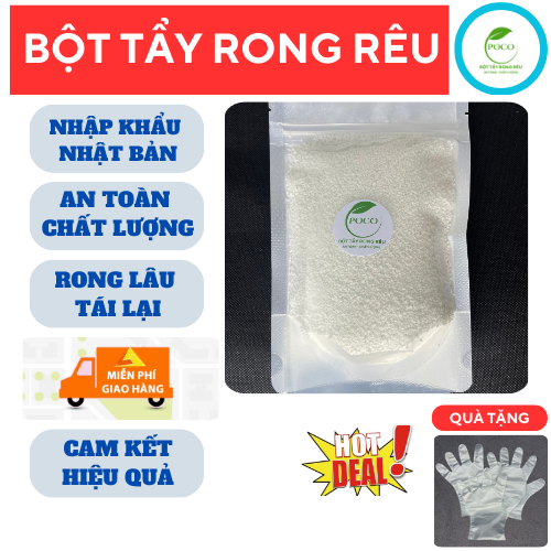 Bột Tẩy Rong Rêu (500g/Bịch) Cho Nền Sân Xi Măng, Hoàn Tiền 100% Nếu ...