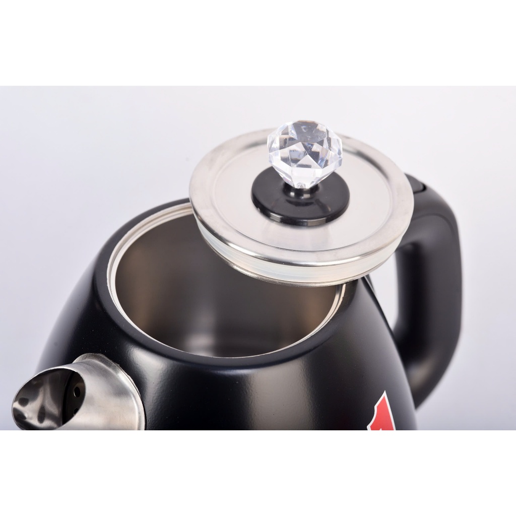 Ấm Siêu Tốc Inox Sơn Màu Bennix BN-6118EK, 1650W, 1,8L, Bảo hành 2 năm