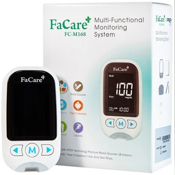 Máy đo đường huyết 3 trong 1 FaCare TD-4216&FC-M168 Glucose, Cholesterol, Uric Acid