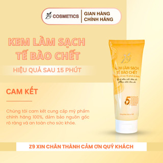Tẩy tế bào da chết Z9 giúp se khít lỗ chân lông sạch dầu mụn, da khô thoáng mịn màng 80ml
