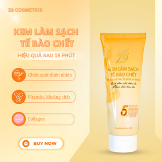 Tẩy tế bào da chết Z9 giúp se khít lỗ chân lông sạch dầu mụn, da khô thoáng mịn màng 80ml