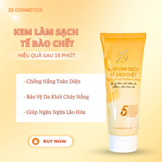 Tẩy tế bào da chết Z9 giúp se khít lỗ chân lông sạch dầu mụn, da khô thoáng mịn màng 80ml