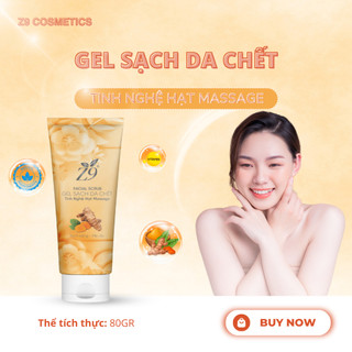 Gel sạch da chết Z9 tính chất nghệ phục hồi da, sạch da tức thì, khô thoáng lỗ chân lông 80ml