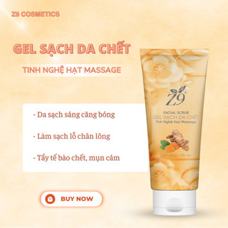 Gel sạch da chết Z9 tính chất nghệ phục hồi da, sạch da tức thì, khô thoáng lỗ chân lông 80ml