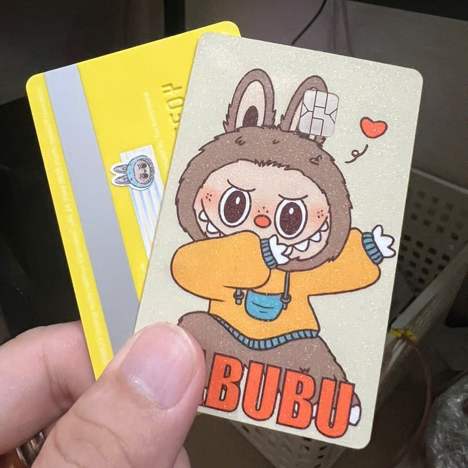 Miếng Dán Trang Trí MONSTERS CUTE - Decal Sticker Thẻ ATM (Thẻ Chung Cư, Thẻ Xe, Debit, Credit) NF2