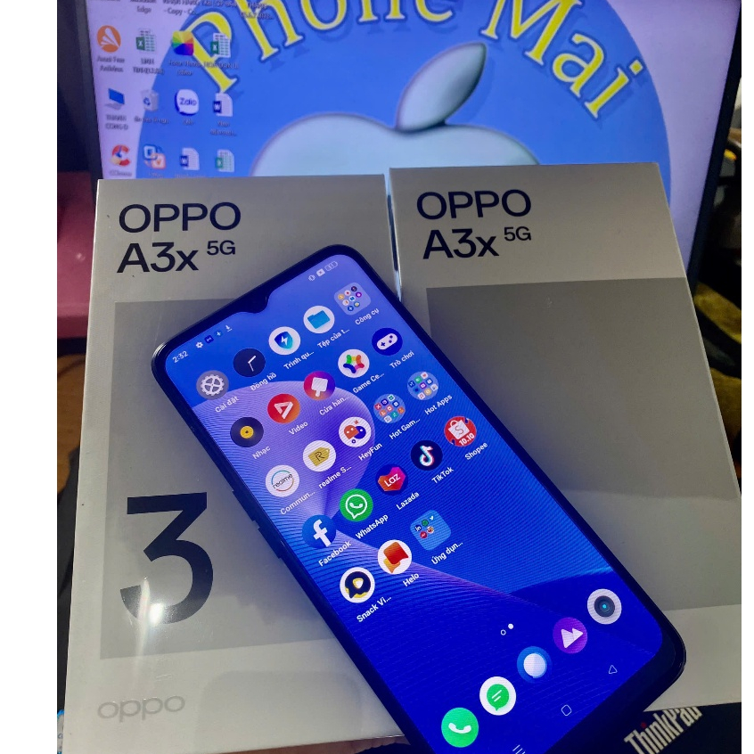 Điện thoại OPPO A3x 5G 6GB/128GB Pin 5100 mAh,Fullbox