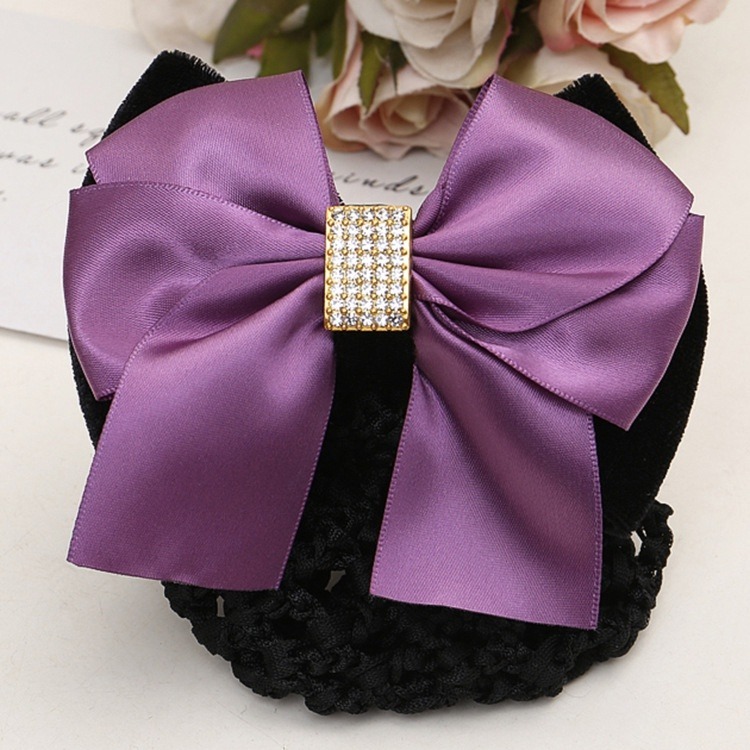 Product image Kẹp tóc túi lưới đầu hoa LAGU kẹp búi tóc cao cấp dành cho thư ký ý tá ngân hàng khách sạn tiếp viên phục vụ KBT028