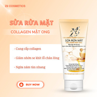Sữa rửa mặt collagen mật ong Z9 luôn giữ ẩm da, trắng sáng tự nhiên da luôn mịn màng 80ml