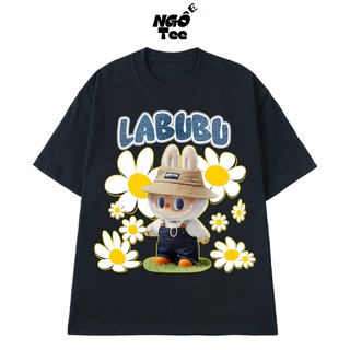 Áo Thun LABUBU Bông Hoa Local Brand NGỐ TEE, Áo Thun Unisex Phong Cách Đáng Iu Vải Cotton Thoáng Mát