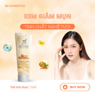 Kem mụn tinh nghệ Z9 giảm thâm sạch mụn, chống oxy hóa và giúp làn da được mềm mịn 15g