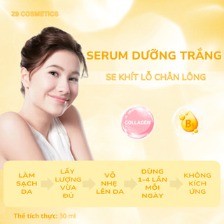 Serum dưỡng trắng Z9 cung cấp collagen cho da, dưỡng ẩm chống nếp nhăn da, phục hồi tái tạo da 30ml