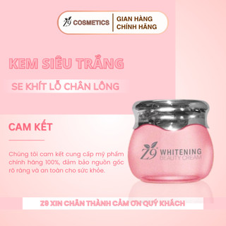 Kem nhung trắng sáng Z9 dưỡng da trắng mịn, nâng tone nhẹ, cải thiện sắc tố da làm đều màu da 20g