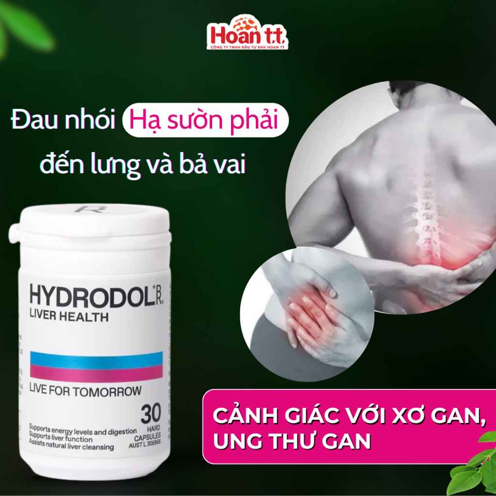 Ảnh Viên bổ gan HYDRODOL LIVER HEALTH của Úc - Viên Thải Độc Mát Gan lọ 30 viên 3
