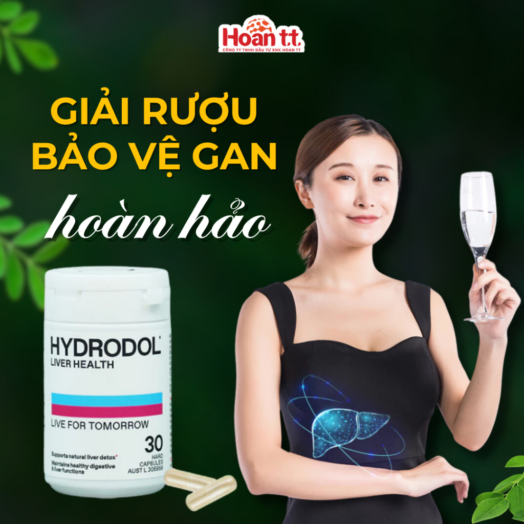 Ảnh Viên bổ gan HYDRODOL LIVER HEALTH của Úc - Viên Thải Độc Mát Gan lọ 30 viên 4