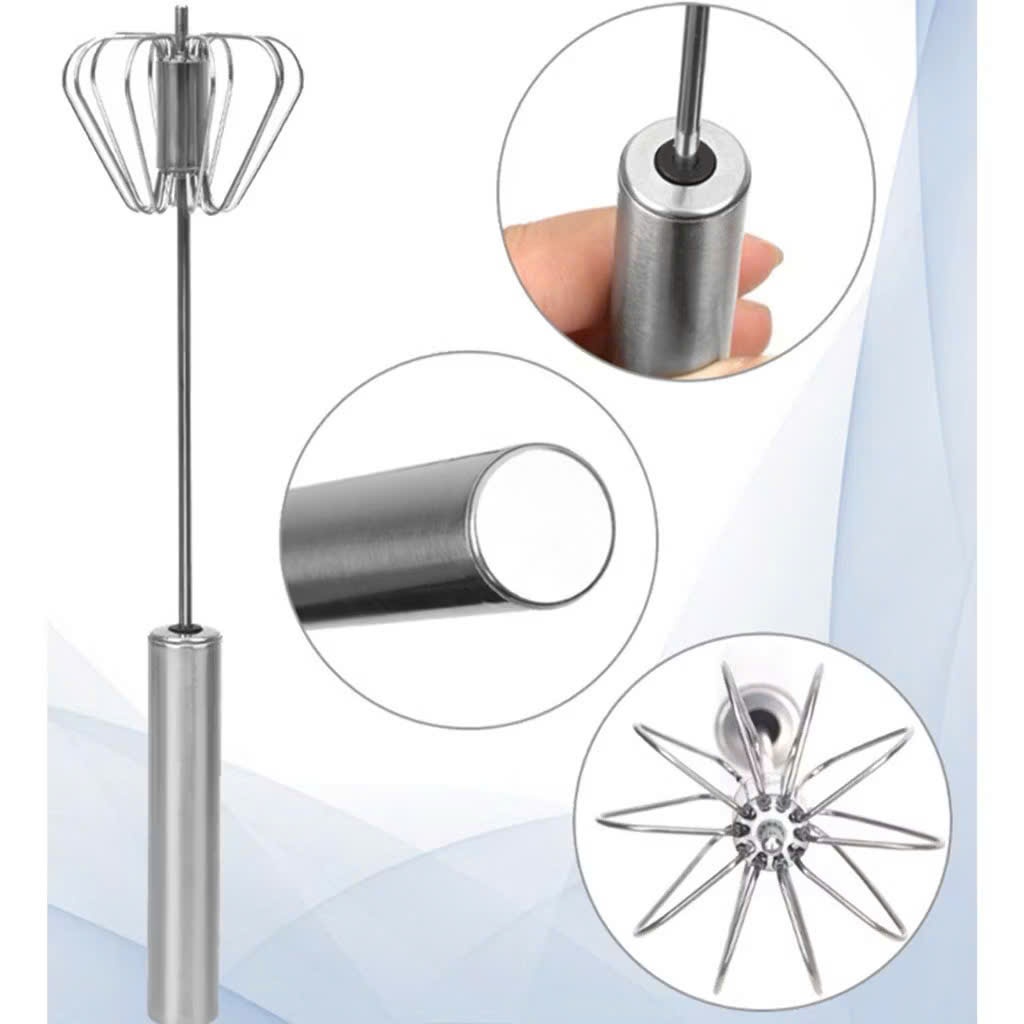 Dụng Cụ Đánh Trứng Bán Tự Động Mini Cầm Tay Inox 304,  CÂY ĐÁNH TRỨNG TỰ ĐỘNG - MÃ: DANHTRUNG035