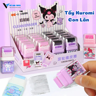Cục Tẩy Dạng Con Lăn Cao Su  Kuromi Melody Cún Trắng Kitty Pochaco Văn Phòng Phẩm Tẩy Trẻ Em- Dụng Cụ Học Tập