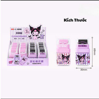 Cục Tẩy Dạng Con Lăn Cao Su  Kuromi Melody Cún Trắng Kitty Pochaco Văn Phòng Phẩm Tẩy Trẻ Em- Dụng Cụ Học Tập