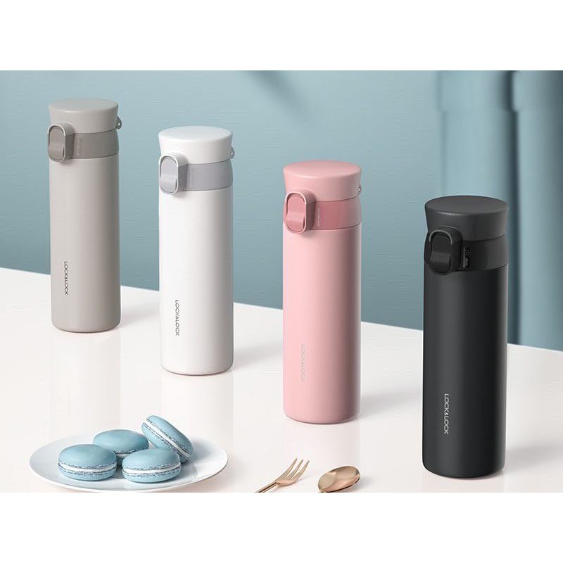 Bình giữ nhiệt LocknLock Wannabe One Touch LHC3240, Dung Tích 450ml, Nhiều màu lựa chọn - K-MALL