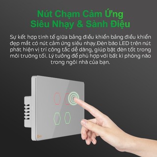 Công Tắc Cảm Ứng Wifi Giá Rẻ, Công Tắc Điều Khiển Từ Xa Qua Điện Thoại Datic