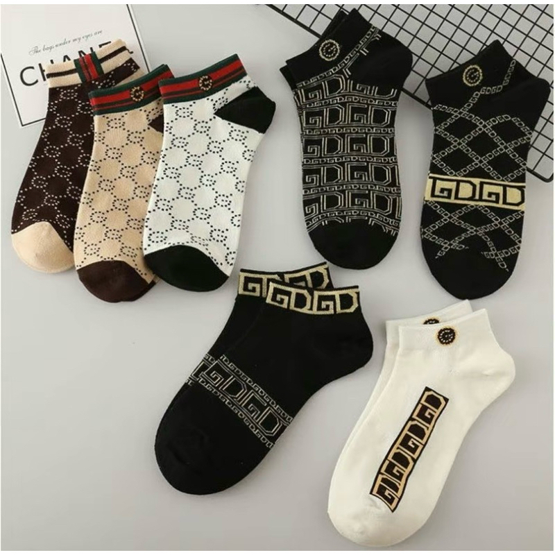 TÚI 10 ĐÔI TẤT NAM CỔ NGẮN HÀNG CAO CẤP KẺ VUÔNG UNISEX