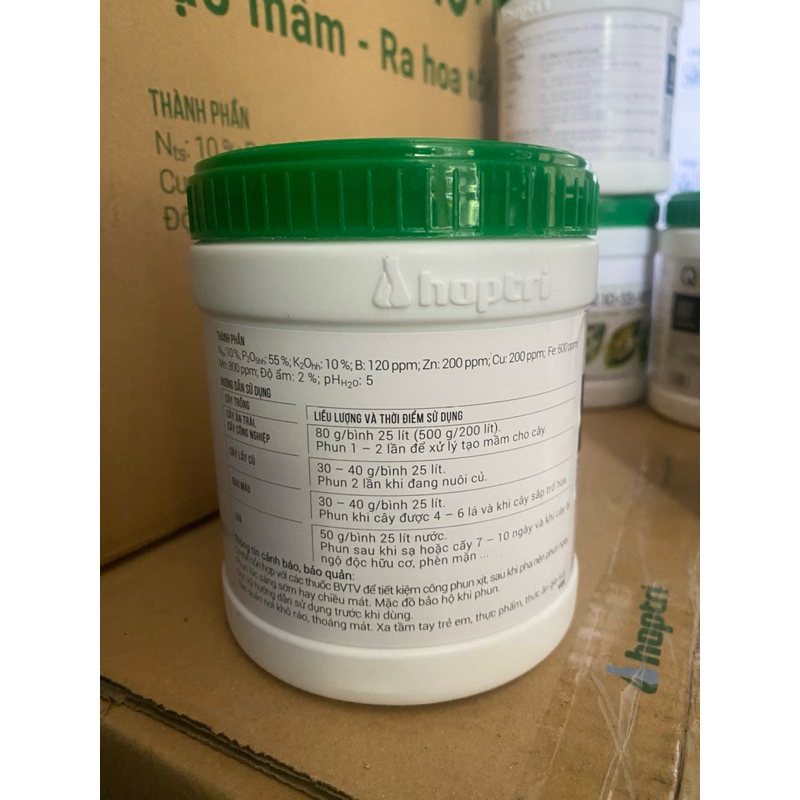 NPK 10-55-10 + TE Hợp Trí | Kích Ra Hoa – Tạo Mầm Mạnh – Đồng Loạt | 500g