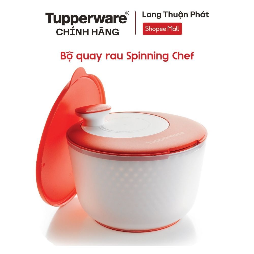 Dụng cụ quay rau Spinning Chef Tupperware chính hãng , Thiết kế thông ...