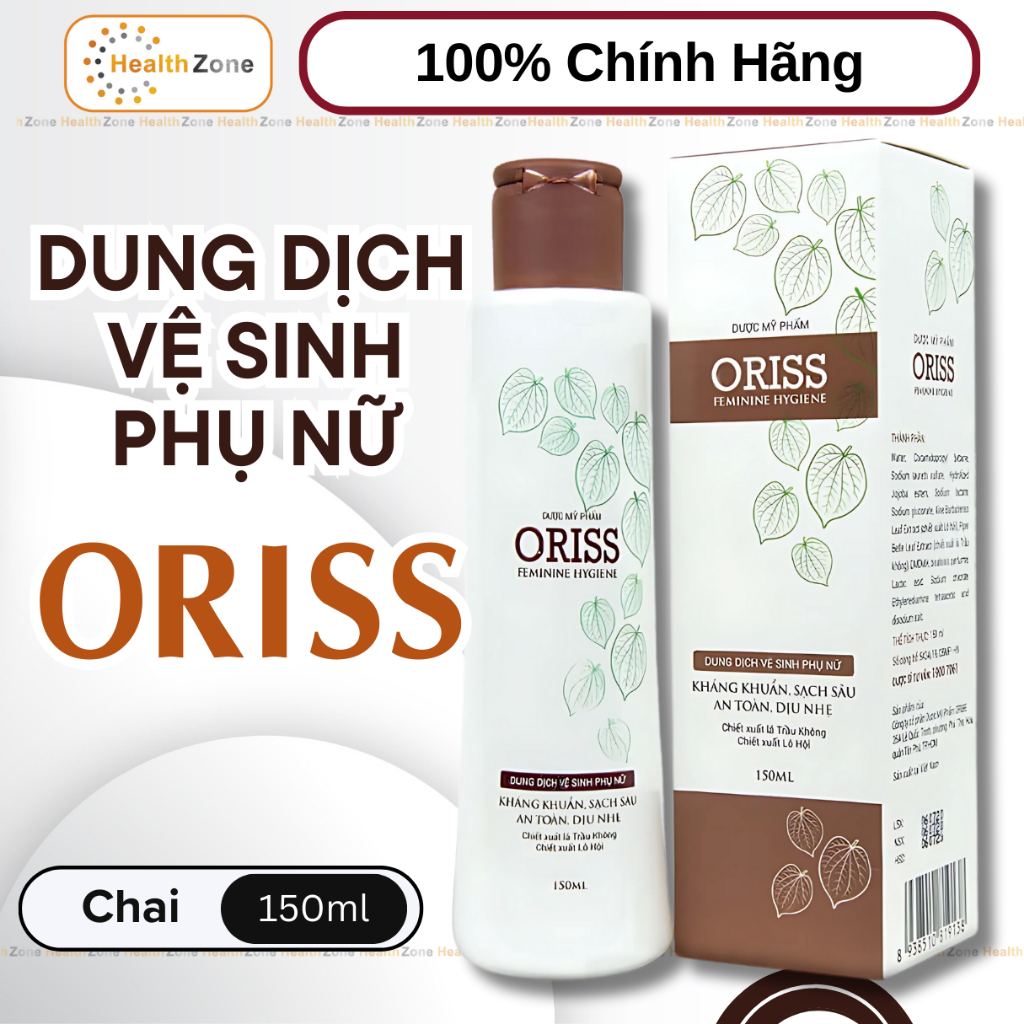 Dung Dịch Vệ Sinh Phụ Nữ ORISS - Chai 150ml | Shopee Việt Nam