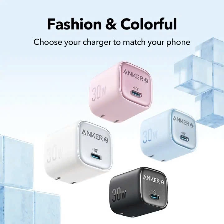 Ảnh Củ sạc nhanh Anker Zolo GaN 20W 1 cổng USB-C, Power IQ 3.0 - A2699 Hỗ trợ sạc nhanh cho Iphone 8 trở lên 3
