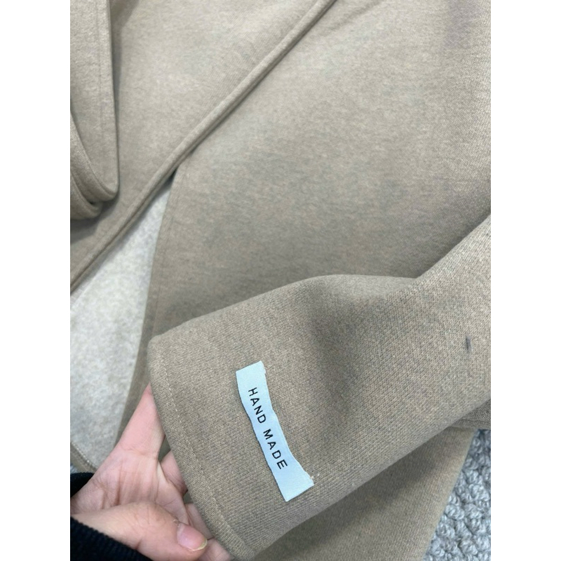 Áo khoác dạ 1 cúc chéo kèm khăn the.sweaterweather TSW
