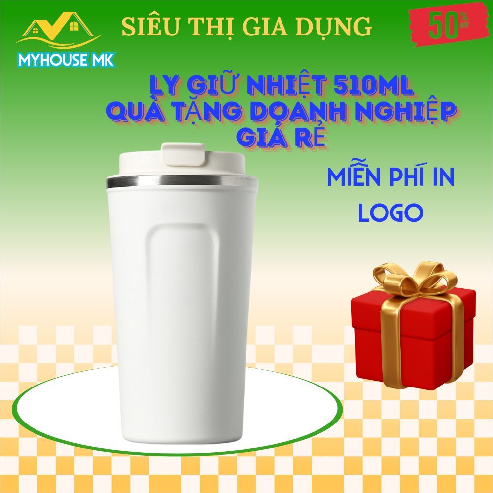 Ly giữ nhiệt 510ml trơn inox 304 giữ nhiệt tốt , ly chủ yếu dùng làm ...