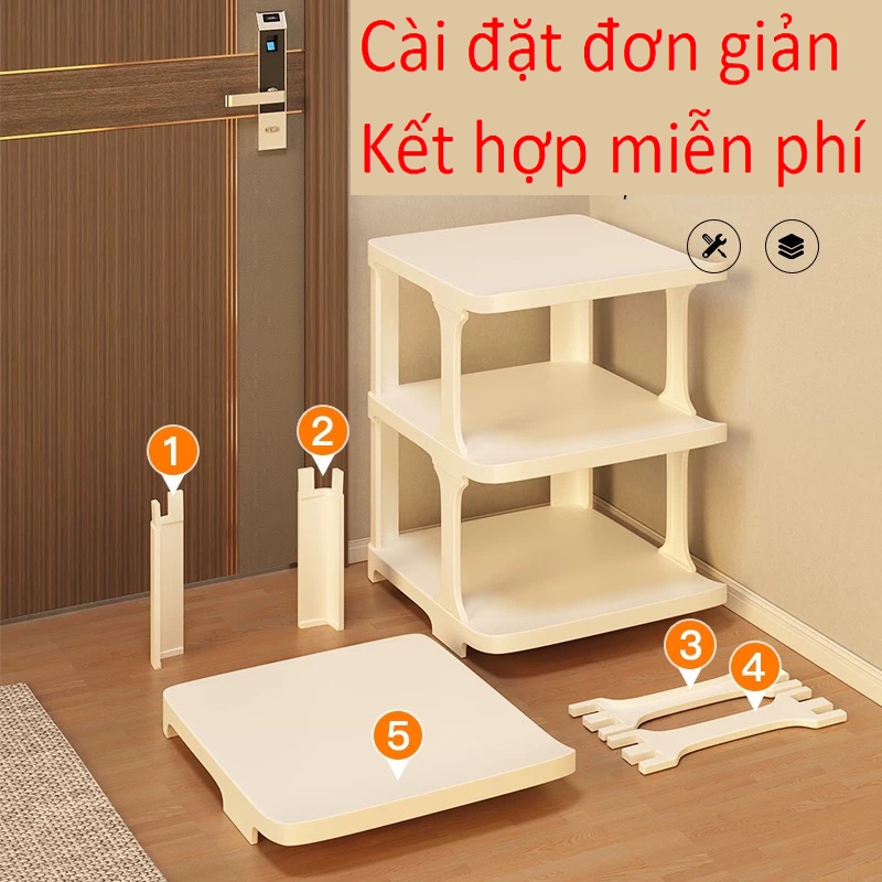 Kệ giày Trang chủ Cửa Vào cửa Nhiều lớp Nội thất Tủ giày đơn giản Tiết kiệm không gian Phòng ngủ Công suất lớn Nhỏ