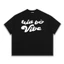 Áo Thun Local Brand VIBESTU "Tựa Bờ Vibe", Áo Thun Boxy Form Rộng Unisex 250Gsm 100% Cotton