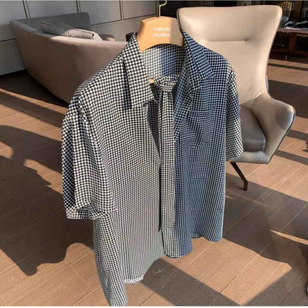 Áo Sơ mi Tay ngắn Caro nhuyễn Style HITCH ICVCVNI Unisex
