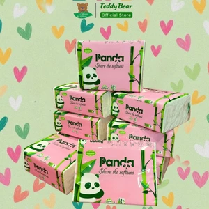 Combo 30 Gói Giấy ăn Gấu Trúc PANDA Share the Softness Dai Mềm Mịn Chất Giấy Trắng Lụa Mịn