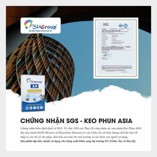 Keo phun đa năng ASIA ADHESIVE, keo  phun nội thất cao cấp A9